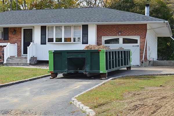 in some areas, you may need a permit to place a residential dumpster on the street